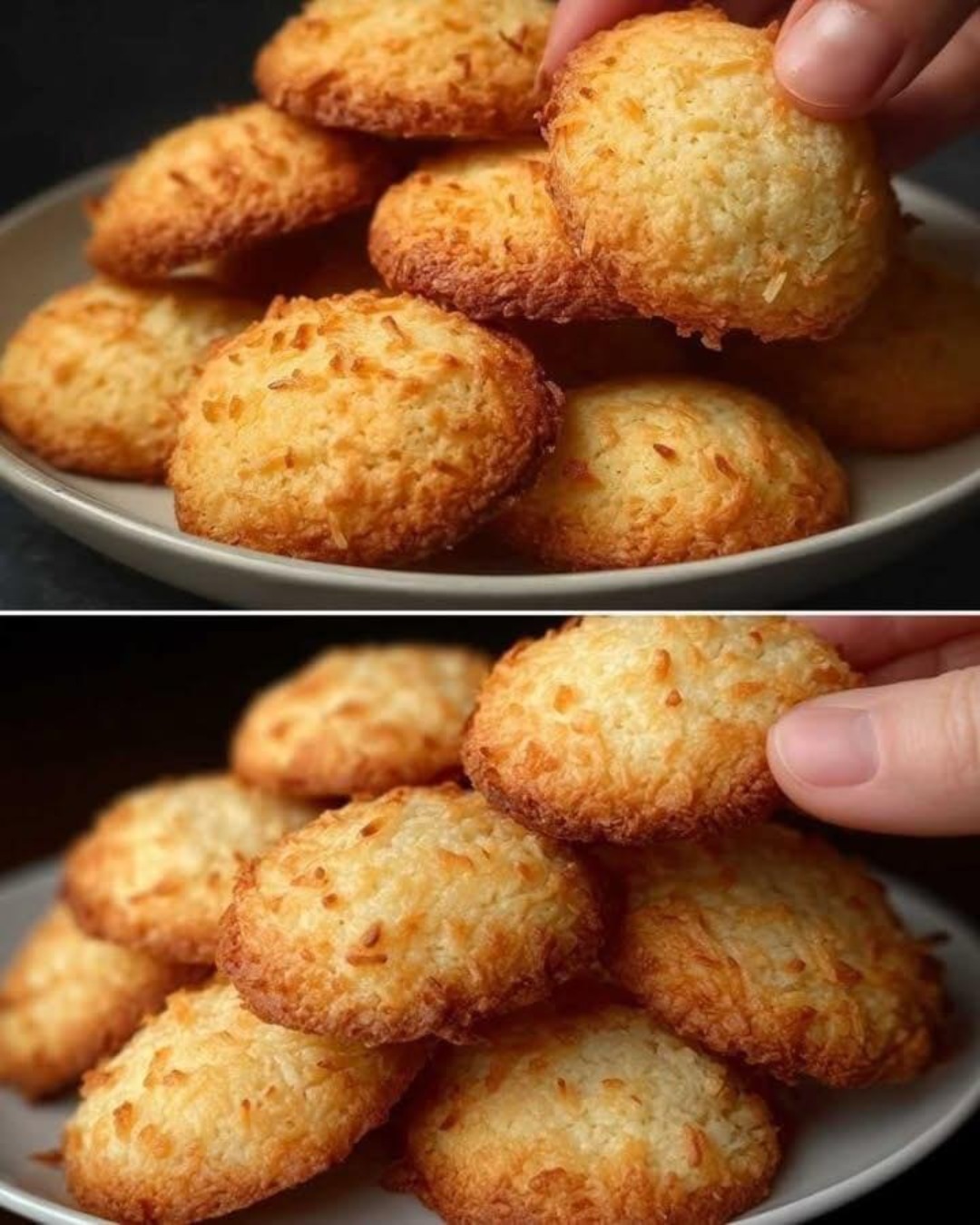 Biscuiți cu cocos în 5 minute care au cucerit internetul!