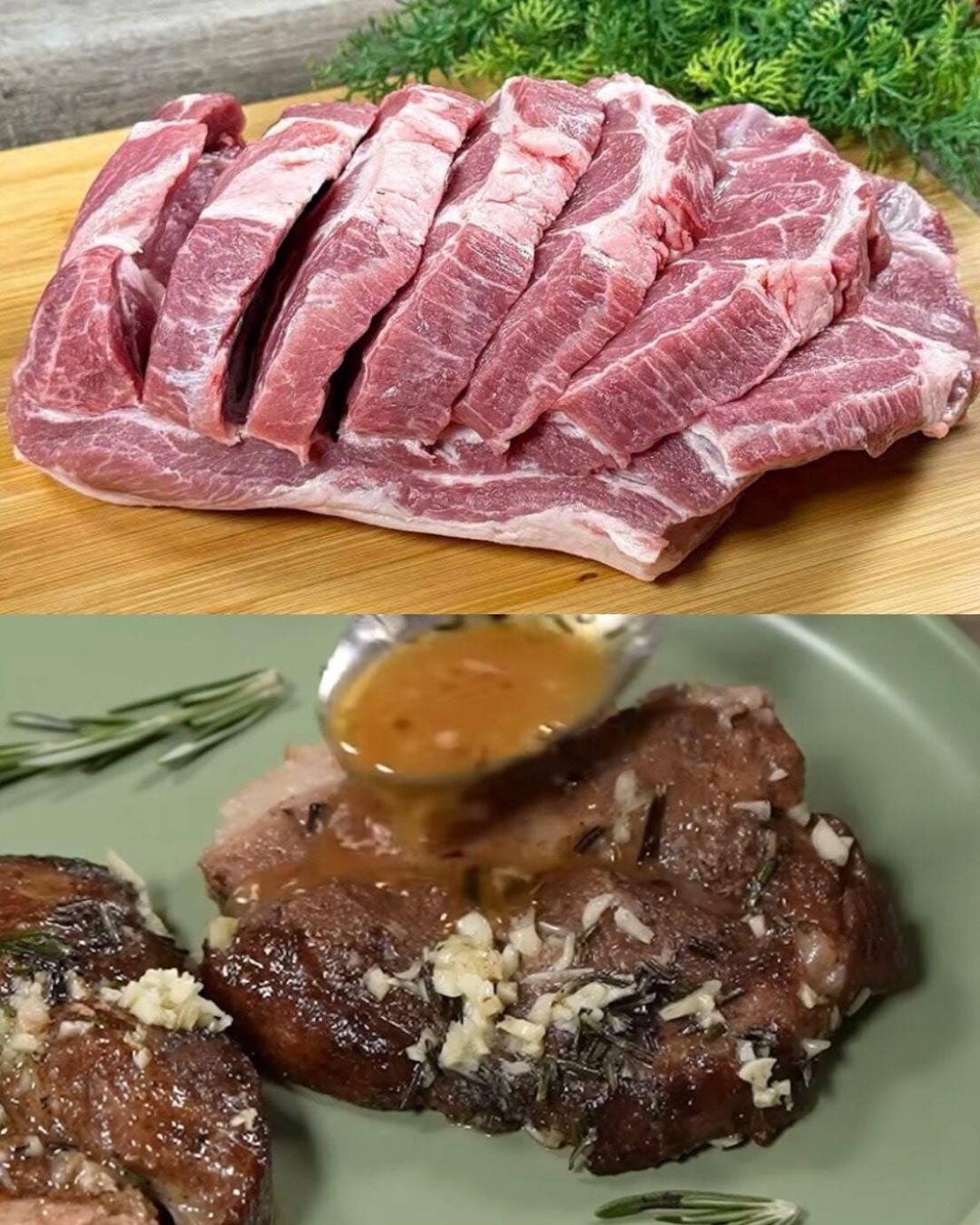 Ceafă de porc fragedă la cuptor – trucul secret care o face să se topească în gură