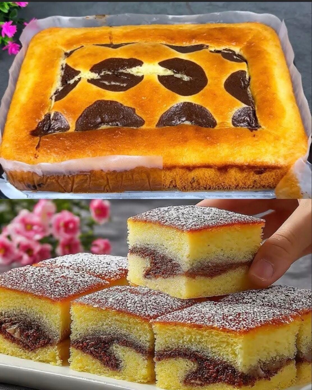 Prăjitură rapidă și cremoasă cu ciocolată