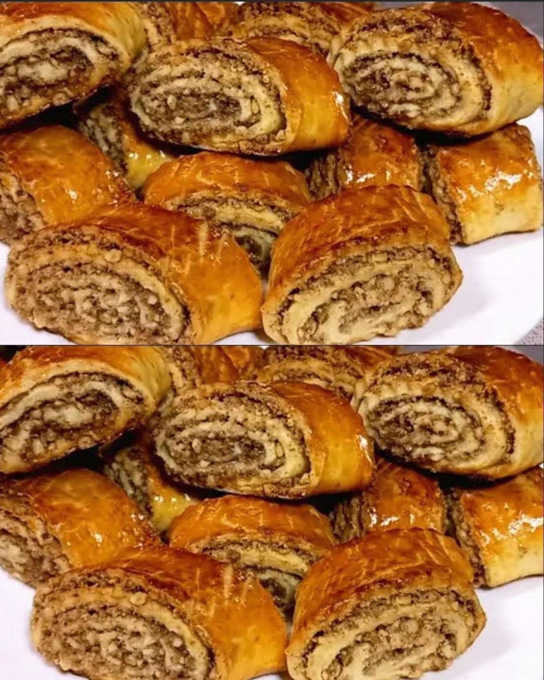 Se rulează, se taie și se coc! O rețetă foarte simplă pentru biscuiți cu nucă.