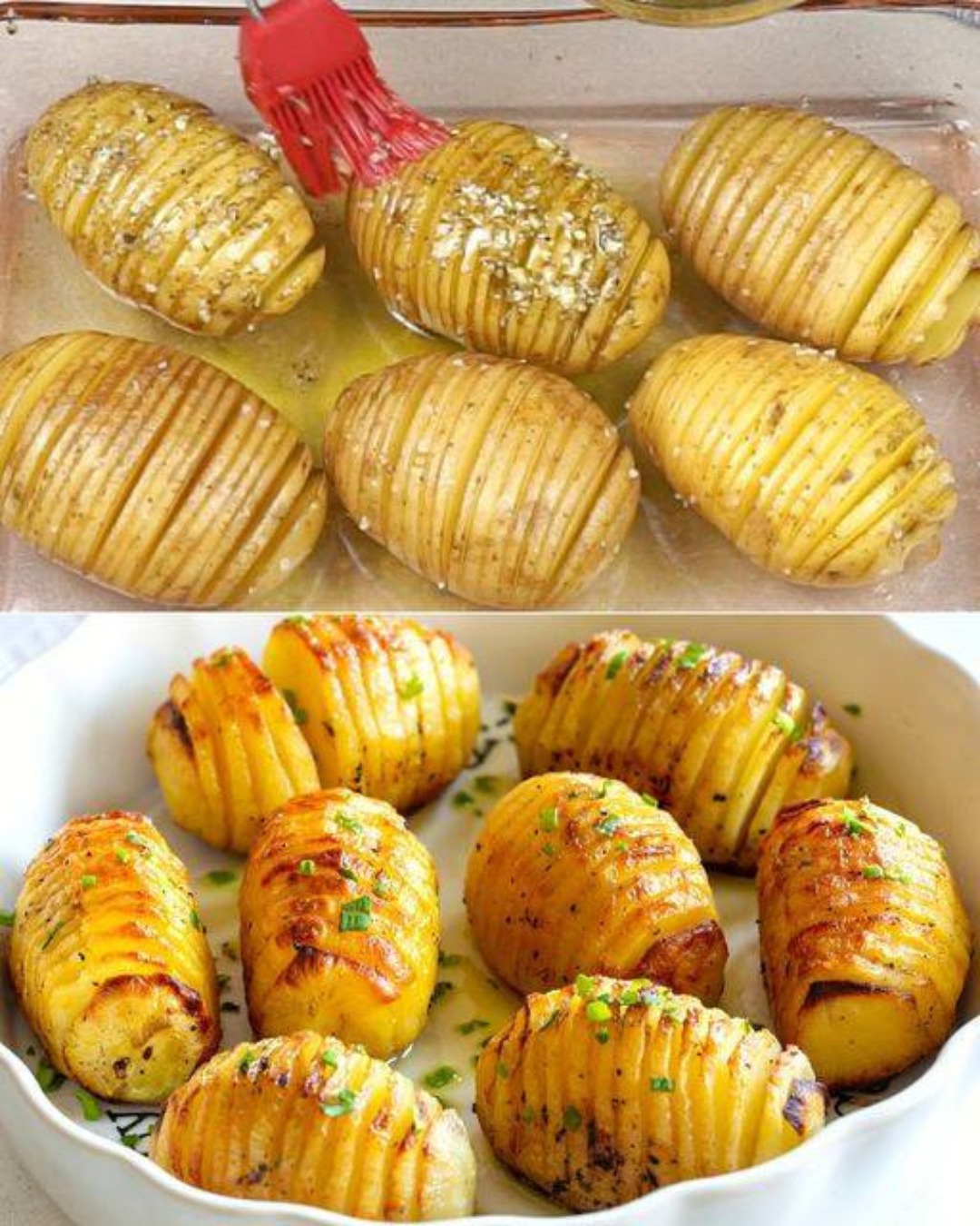 Cartofi Acordeon (Hasselback) – Rețetă Simplă, Aromată și Super Crocantă la Exterior