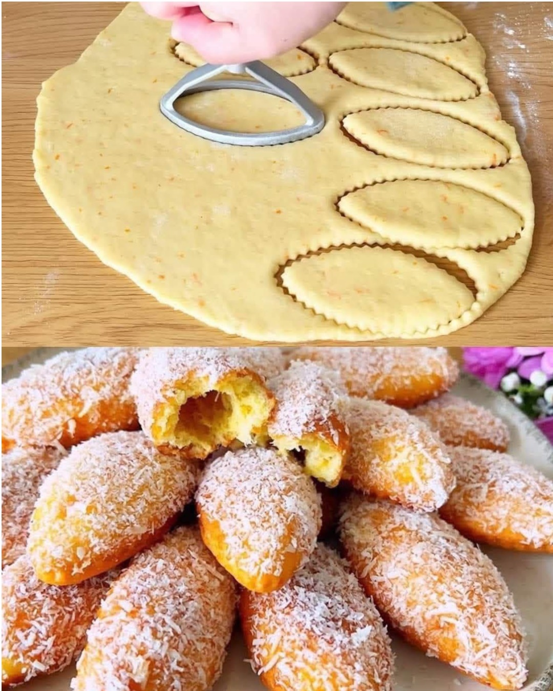 Gogoși Pufoase cu Iaurt de Portocală și Vanilie