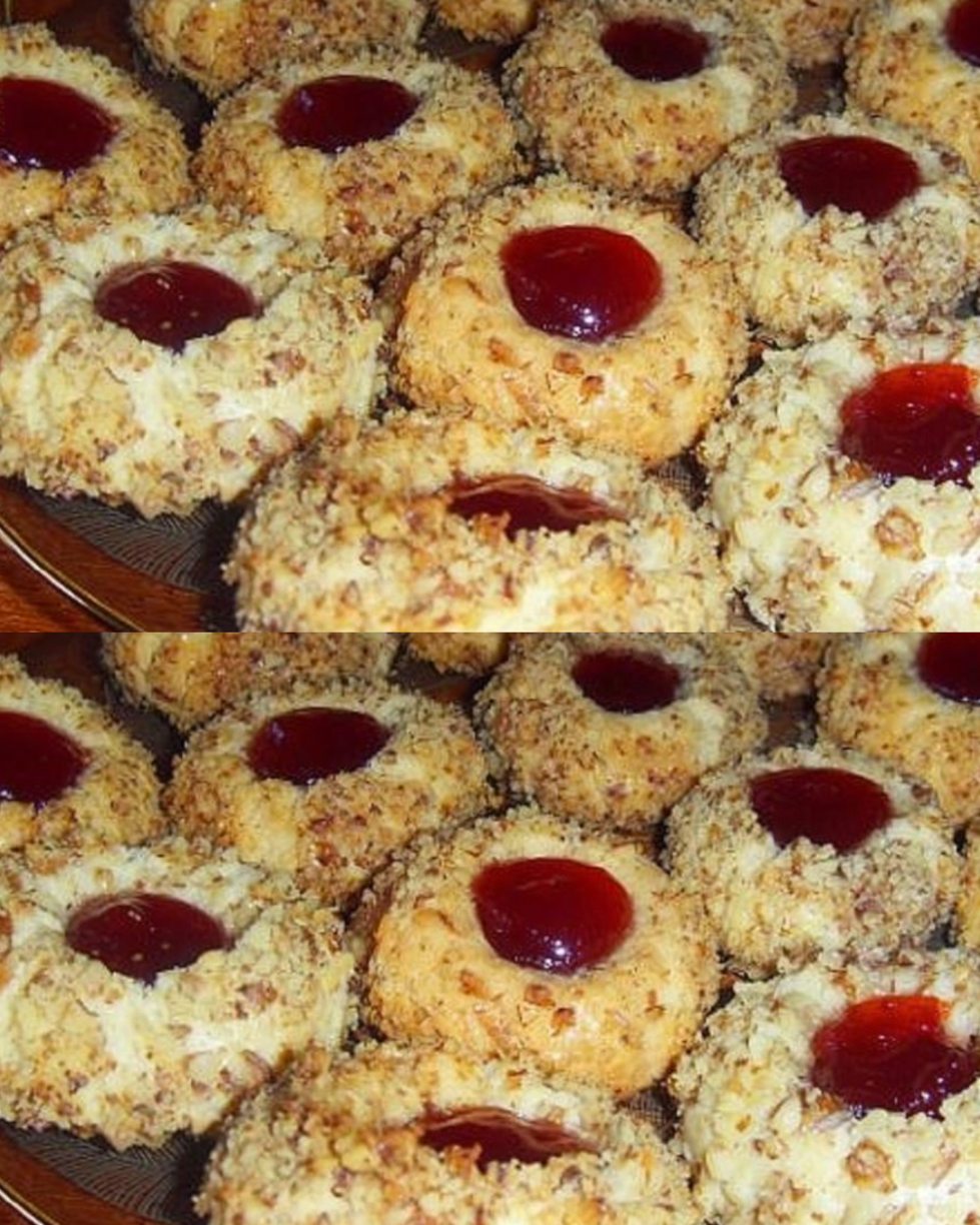 Năsturași fragezi cu gem biscuiți fini, perfecți pentru orice moment