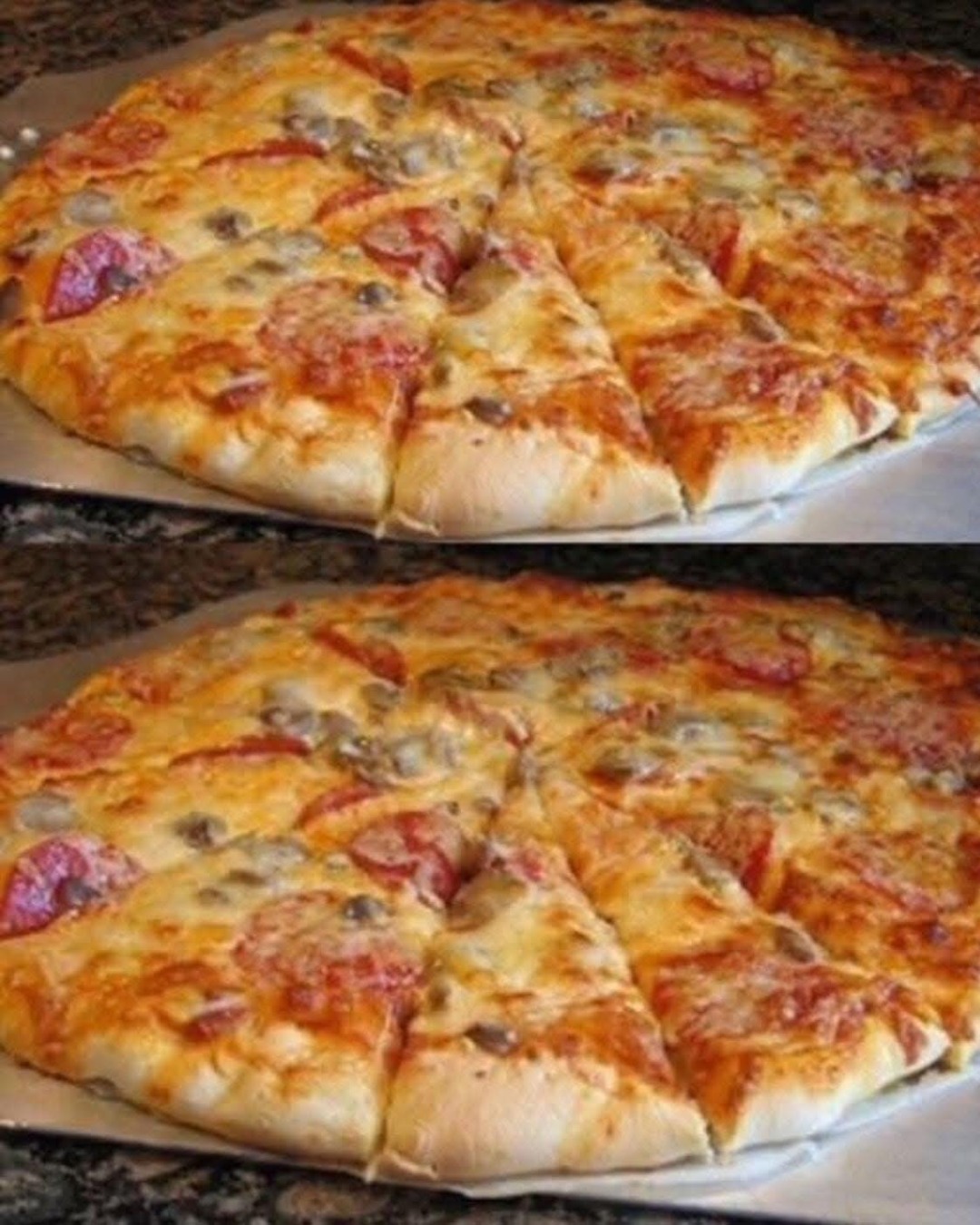 Pizza rapidă în 10 minute – Aluat fără drojdie, simplu și gustos