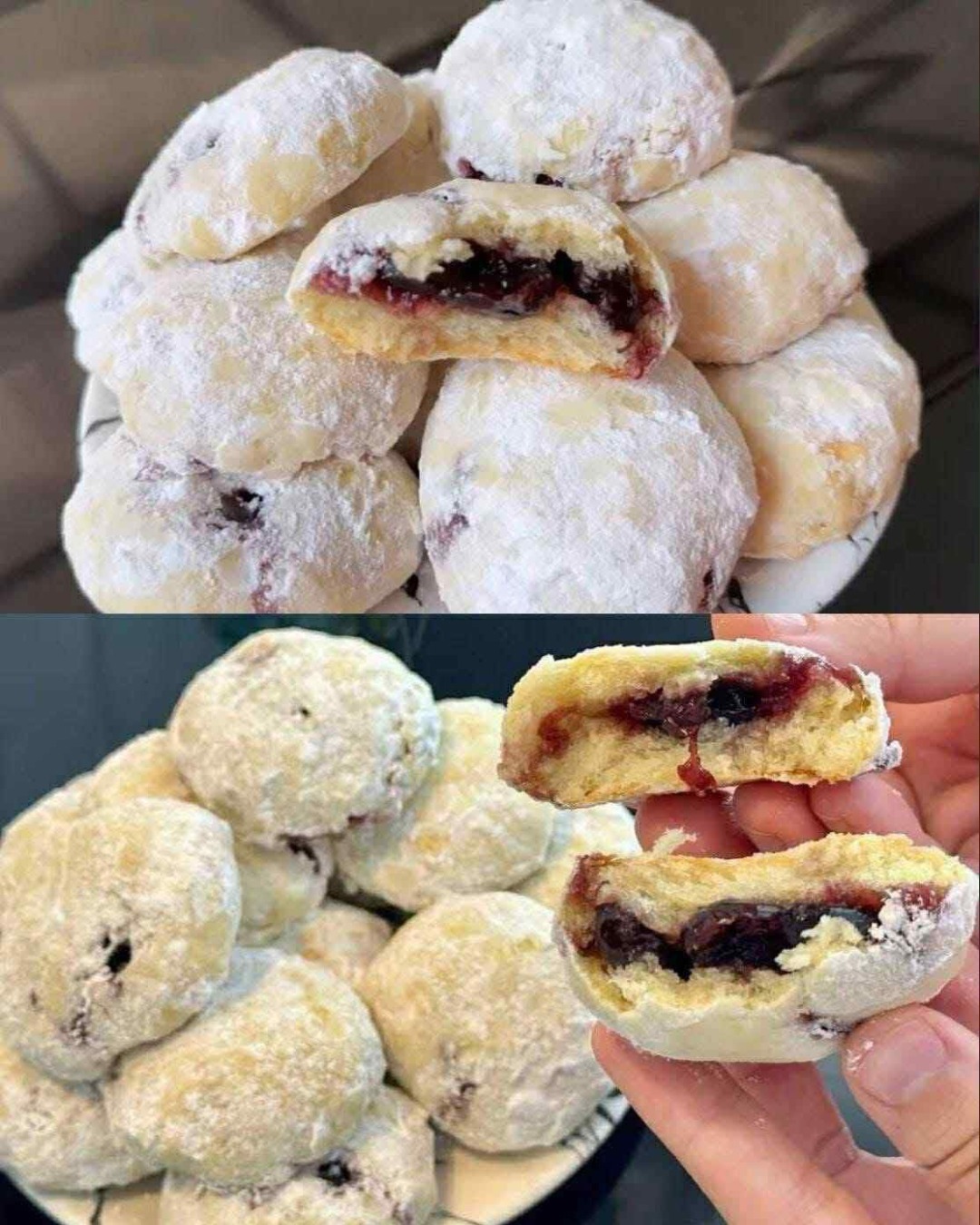 Prăjituri de post rapide cu gem