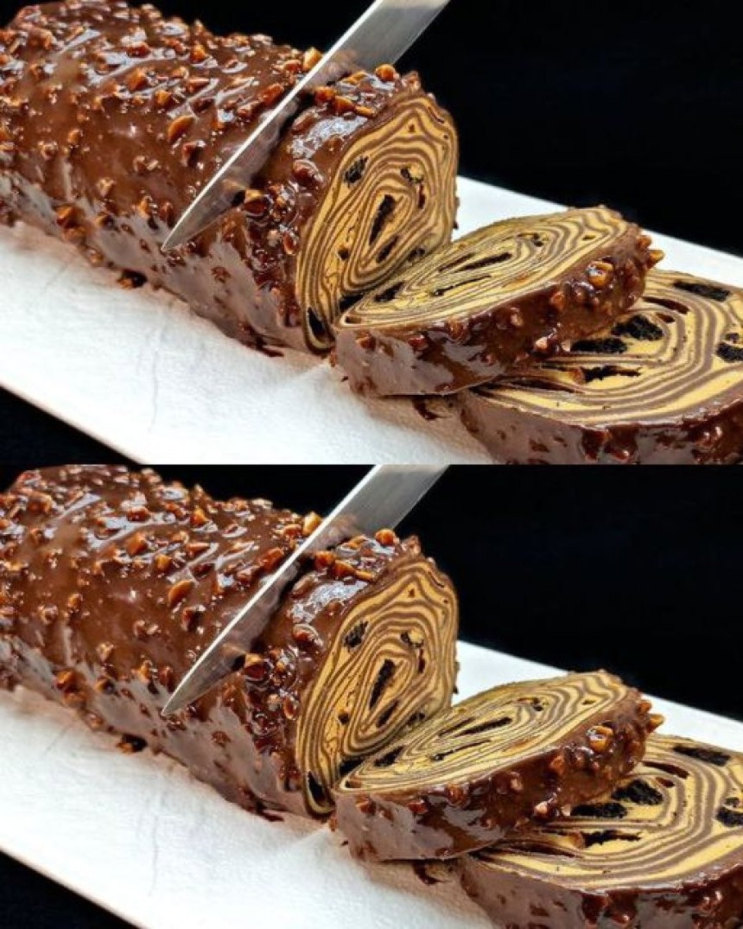 Ruladă de ciocolată cu straturi – desert spectaculos, ușor de făcut și perfect pentru orice ocazie