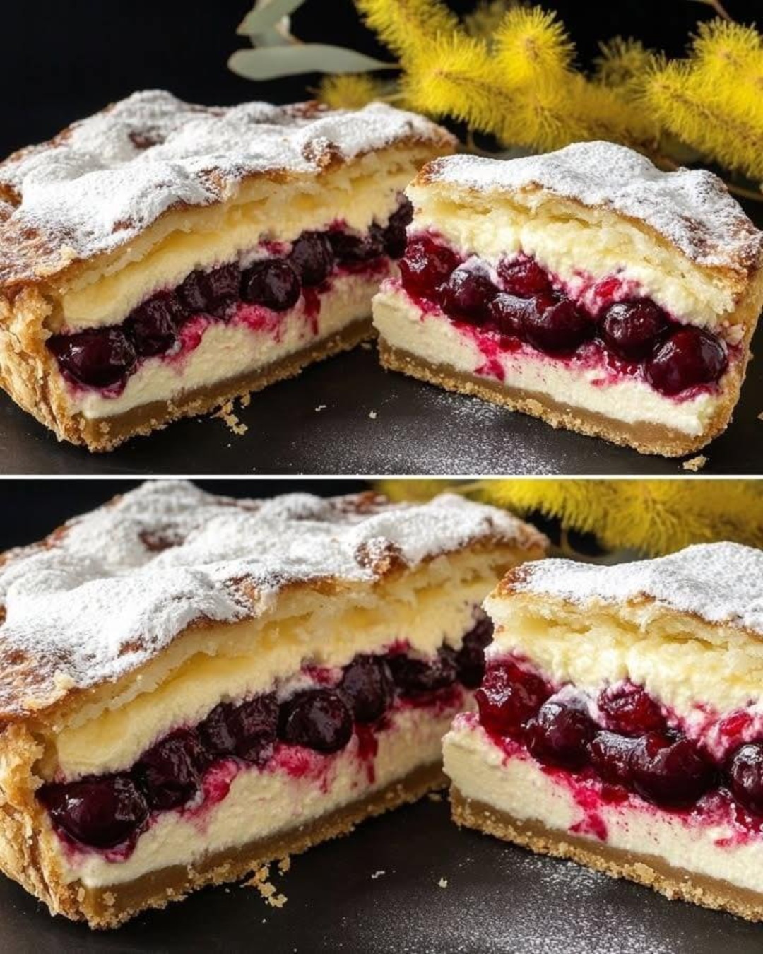 Tort cu vișine și iaurt – deliciu ușor, suculent și răcoritor