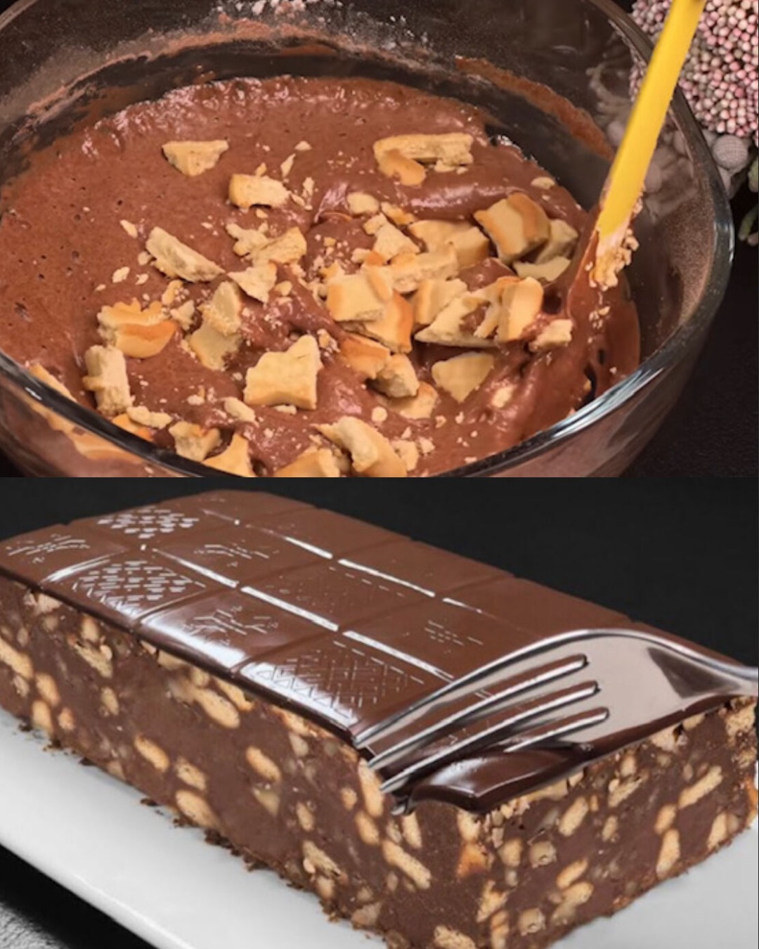 TORTA MOALE CU CIOCOLATĂ ȘI BISCUIȚI – Gata în 5 Minute, Desertul-Miracol pe care îl vei repeta la nesfârșit