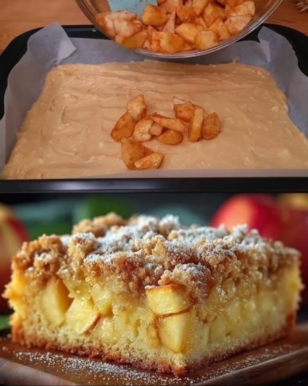 Tortul German cu Mere și Crumble care a Cucerit Lumea – Aromat, Fragil și Plin de Gust de Casă