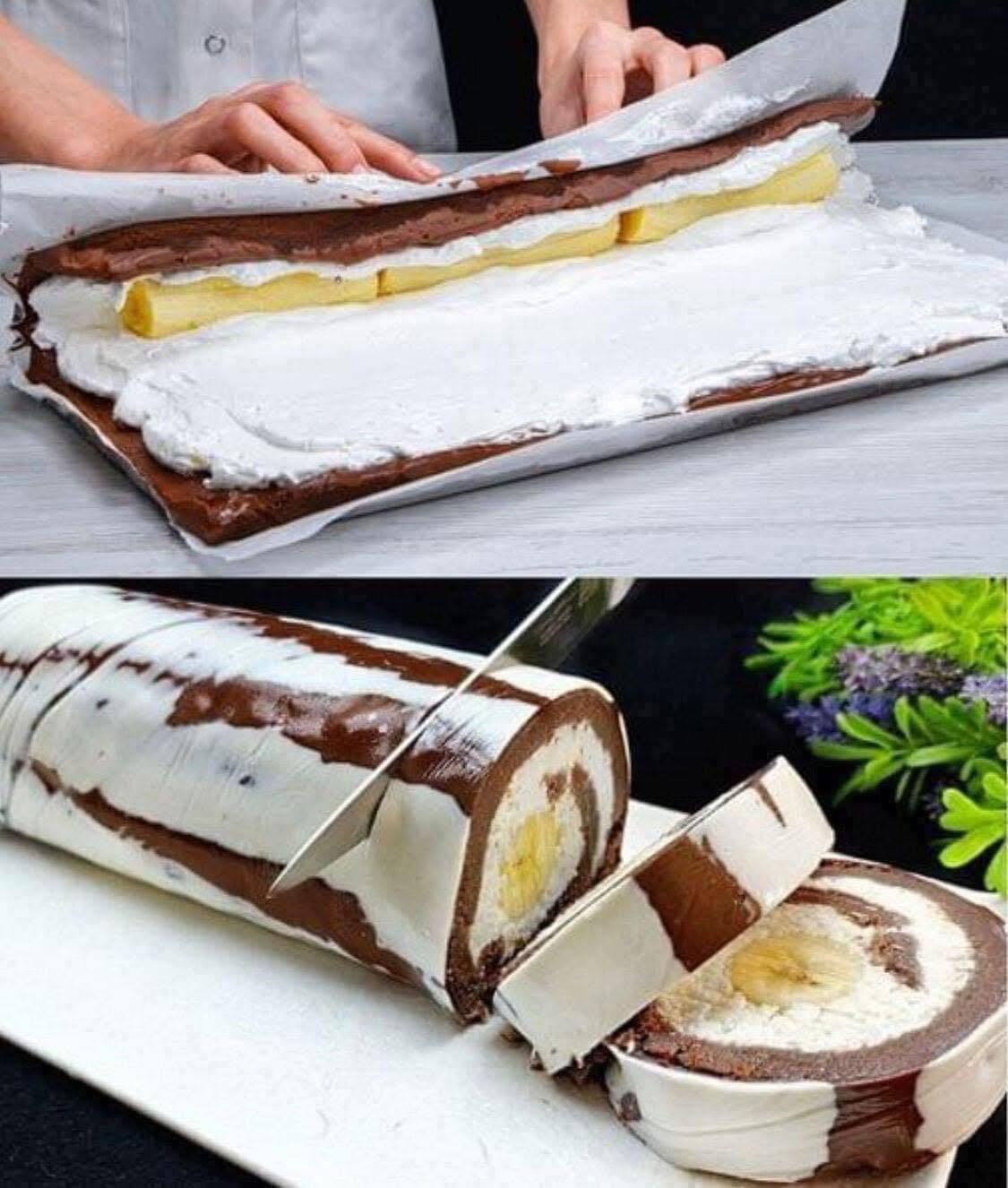 Ruladă rapidă cu biscuiți