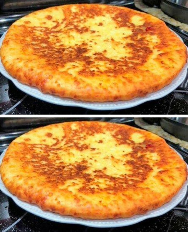 Prajitura rapidă cu brânză de vaci la tigaie 
