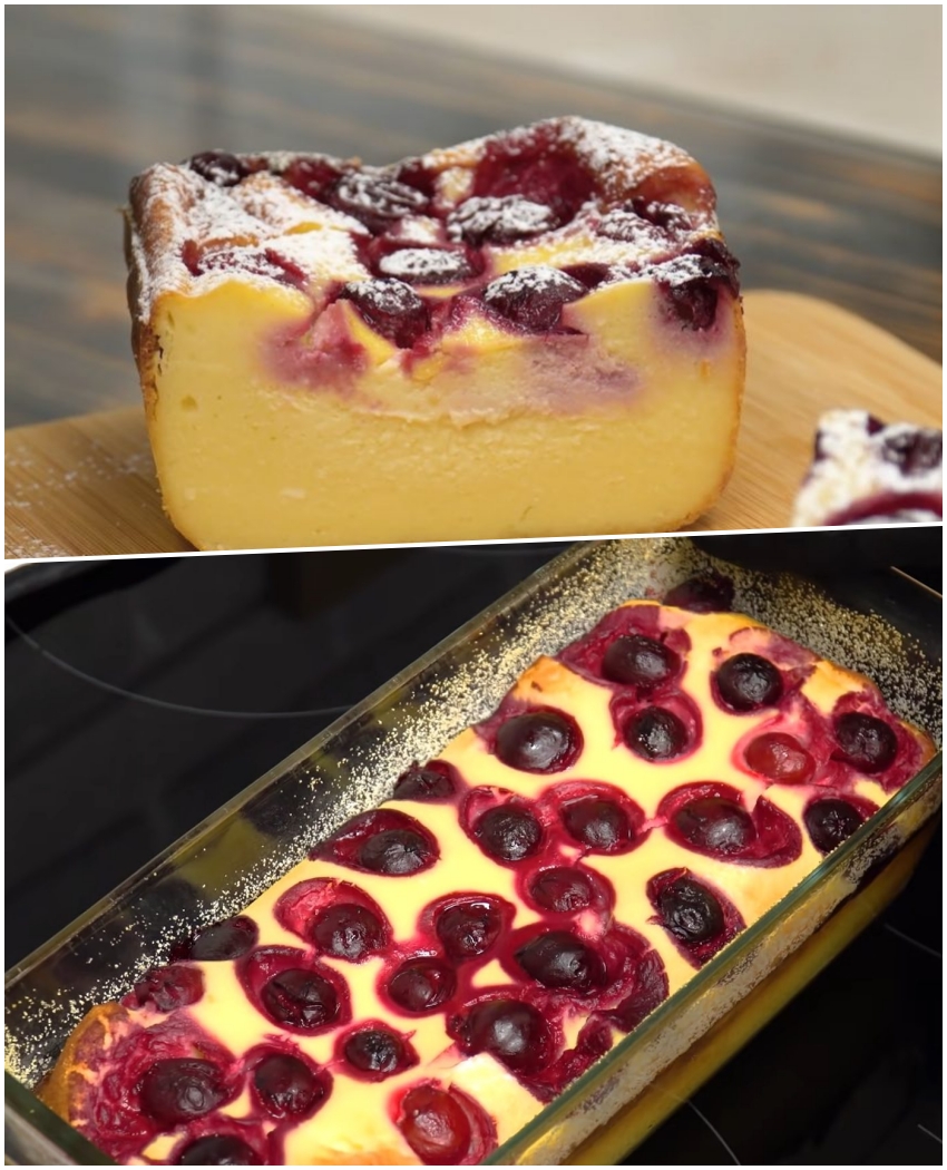 Budincă Fină cu Brânză Dulce și Fructe – Desert Cremos, Ușor și Aromat