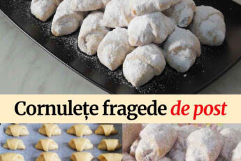 Cornulețe fragede de post care se topesc în gură