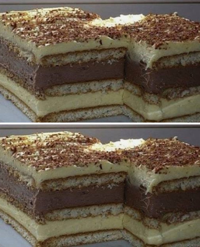 Desert fără coacere cu ciocolată și vanilie