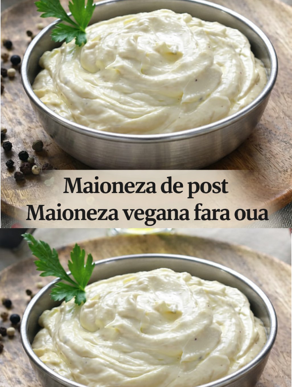 Maioneză vegană fără ou
