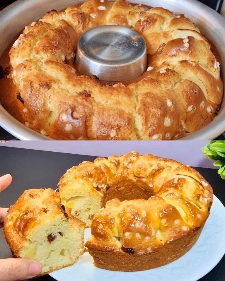 Prăjitură cu iaurt și mere – rapidă, pufoasă și delicioasă