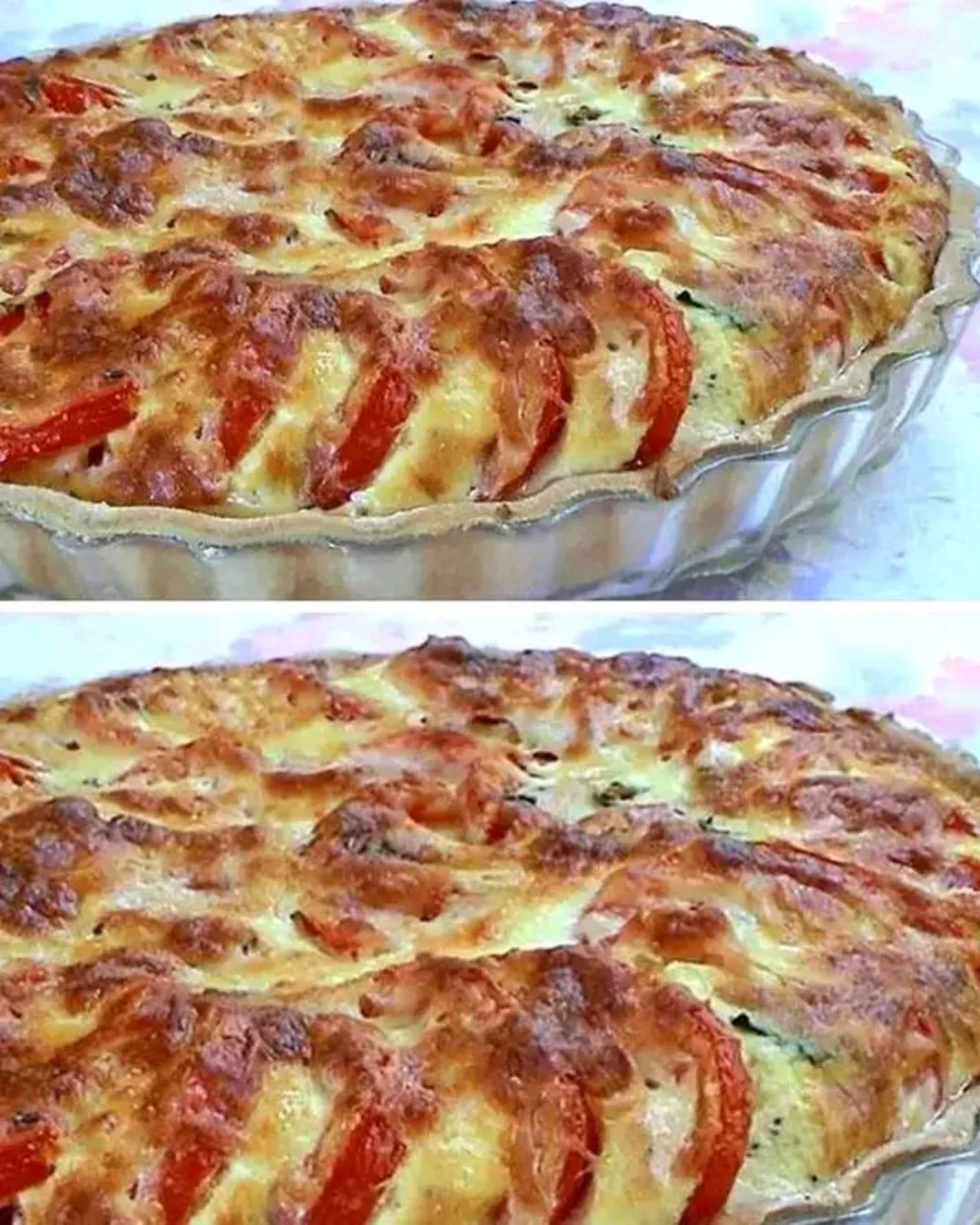 Tartă cu roșii și busuioc