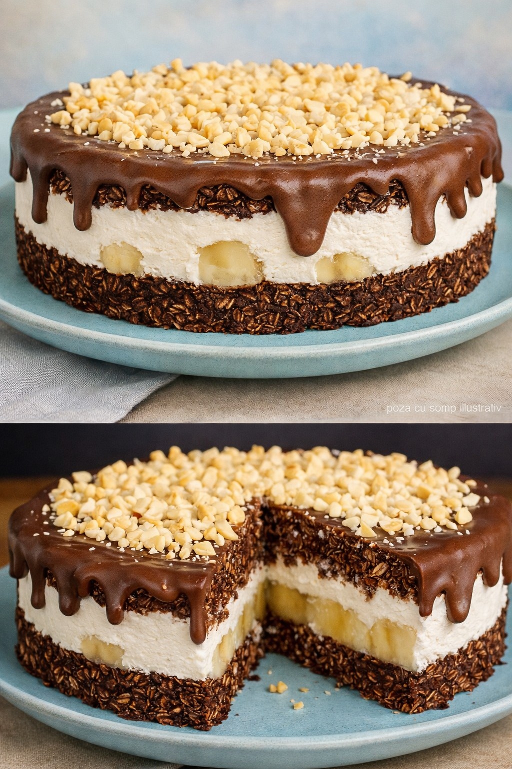 Tort fără zahăr, fără făină și fără coacere