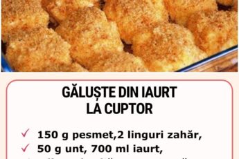 Găluște din iaurt la cuptor