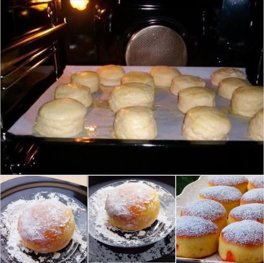 Gogoși Pufoase la Cuptor – Rețeta Rapidă Fără Prăjire în Ulei