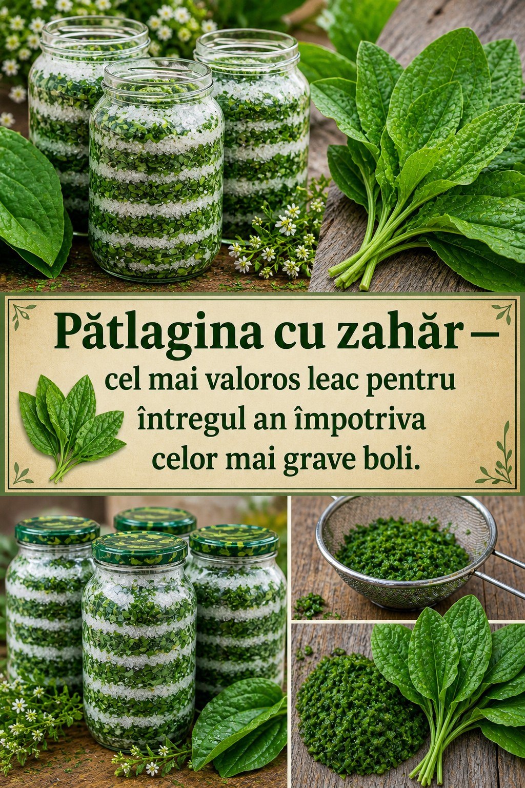 Pătlagina cu zahăr