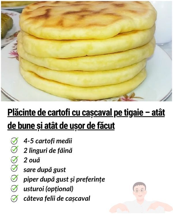 Plăcinte de cartofi cu cașcaval la tigaie Plăcinte de cartofi cu cașcaval la tigaie