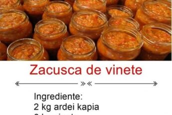 Zacuscă tradițională de vinete