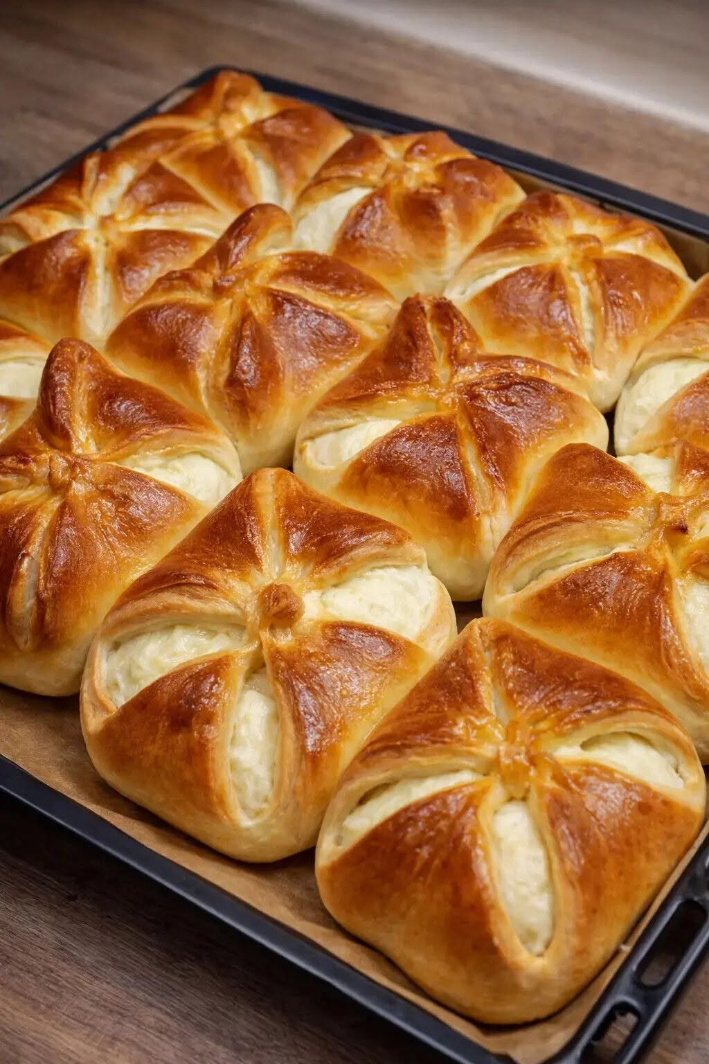 Brânzoaice pufoase cu brânză dulce și vanilie
