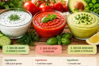 3 sosuri de casă ușor de preparat
