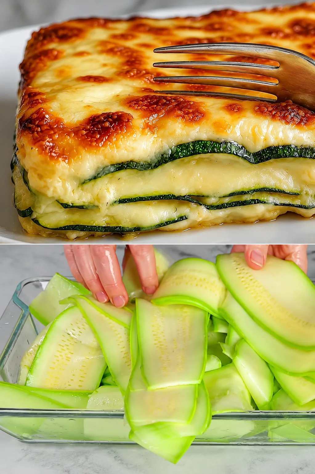 Sufleu de dovlecei la cuptor cu mozzarella Sufleu de dovlecei la cuptor cu mozzarella