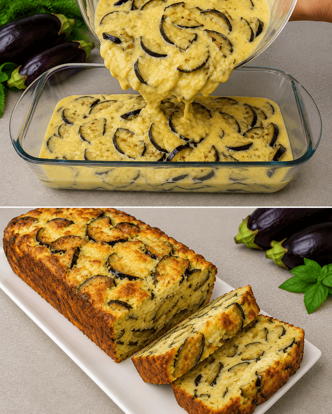 Sufleu de vinete la cuptor