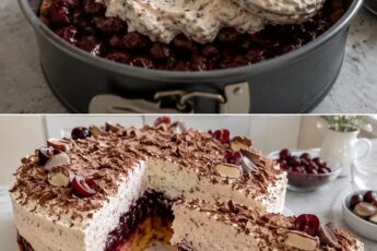 Tort de ciocolată cu vișine
