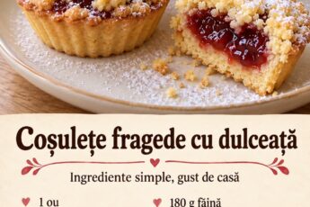 Coșulețe Fragede cu Gem