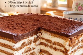 TIRAMISU CU BISCUIȚI – cremos, aromat și atât de ușor de făcut!